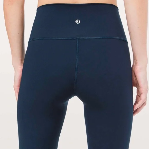 Lululemon Wunder Under Crop (Hi-Rise) *Full-On Luxtreme 21" True Navy - Picture 4 of 10